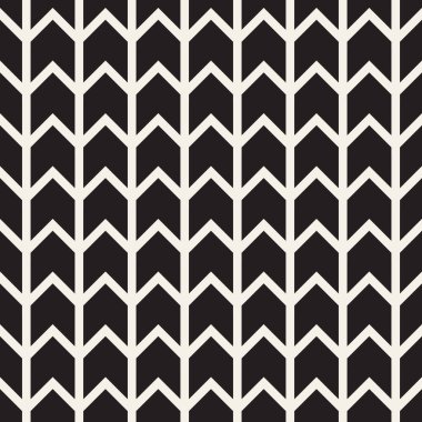 Vektör kusursuz desen. Geometrik soyut elementler tekrarlanıyor. Modaya uygun tek renkli arkaplan tasarımı.