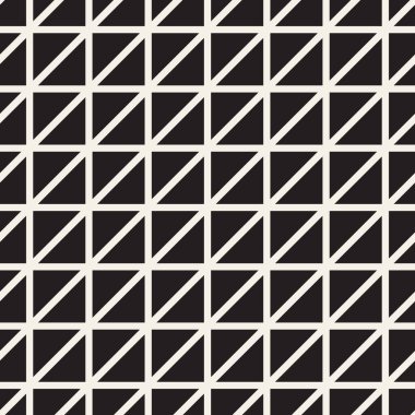 Vektör kusursuz desen. Geometrik soyut elementler tekrarlanıyor. Modaya uygun tek renkli arkaplan tasarımı.