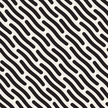 Vektör kusursuz desen. Geometrik soyut elementler tekrarlanıyor. Modaya uygun tek renkli arkaplan tasarımı.