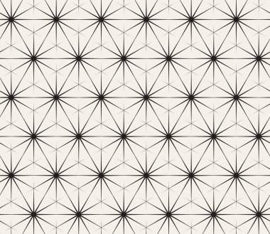 Vektör kusursuz desen. Geometrik soyut elementler tekrarlanıyor. Modaya uygun tek renkli arkaplan tasarımı.
