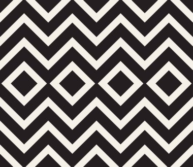 Vektör kusursuz desen. Geometrik soyut elementler tekrarlanıyor. Modaya uygun tek renkli arkaplan tasarımı.