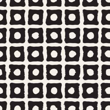 Vektörsüz el boyaması desen. Fırça darbeleriyle soyut dekoratif arka plan. Modaya uygun tek renkli el yapımı doku..