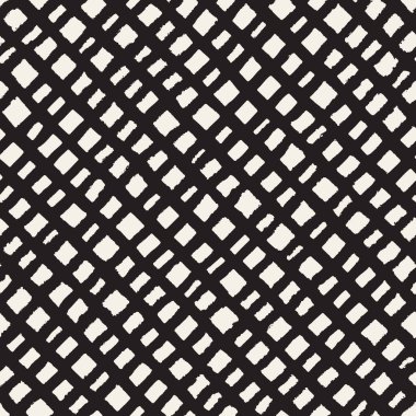 Vektörsüz el boyaması desen. Fırça darbeleriyle soyut dekoratif arka plan. Modaya uygun tek renkli el yapımı doku..