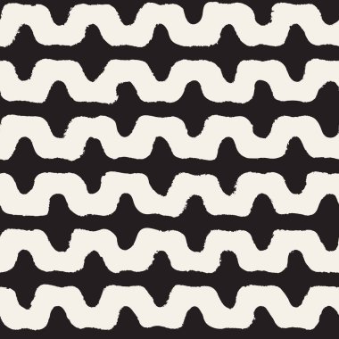 Vektörsüz el boyaması desen. Fırça darbeleriyle soyut dekoratif arka plan. Modaya uygun tek renkli el yapımı doku..