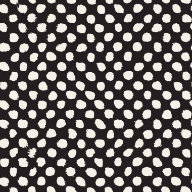 Vektörsüz el boyaması desen. Fırça darbeleriyle soyut dekoratif arka plan. Modaya uygun tek renkli el yapımı doku..