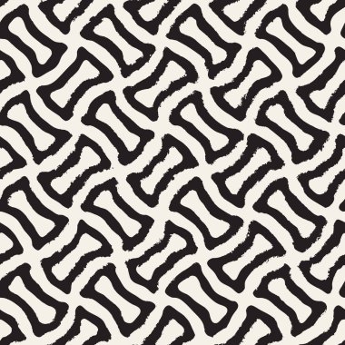 Vektörsüz el boyaması desen. Fırça darbeleriyle soyut dekoratif arka plan. Modaya uygun tek renkli el yapımı doku..