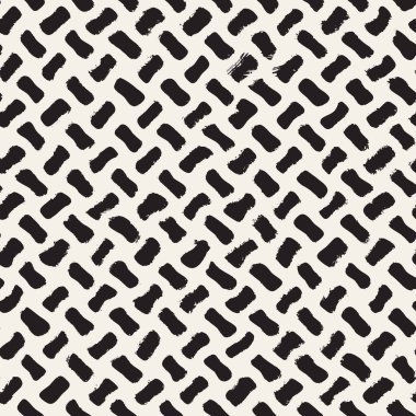 Vektörsüz el boyaması desen. Fırça darbeleriyle soyut dekoratif arka plan. Modaya uygun tek renkli el yapımı doku..