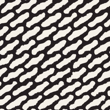 Vektörsüz el boyaması desen. Fırça darbeleriyle soyut dekoratif arka plan. Modaya uygun tek renkli el yapımı doku..