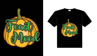 Şükran Günü tipografi tişörtü tasarımı mı yoksa Şükran Günü taşıyıcı poster tasarımı mı? 