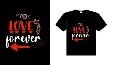 Valentine typography cute wedding lettering t-shirt design