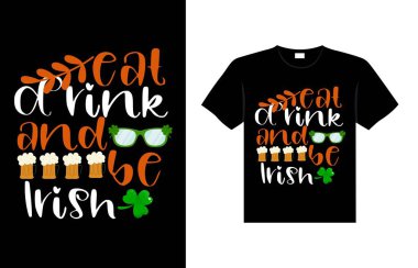 st. patrick's day typography colorful Irish quote vector Lettering t-shirt design
