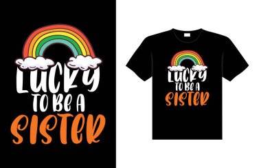 st. patrick's day typography colorful Irish quote vector Lettering t shirt design 