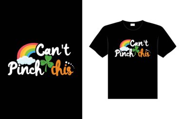 st. patrick's day typography colorful Irish quote vector Lettering t shirt design 
