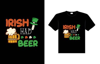 St. Patrick's day typography colorful Irish quote vector Lettering t-shirt design 