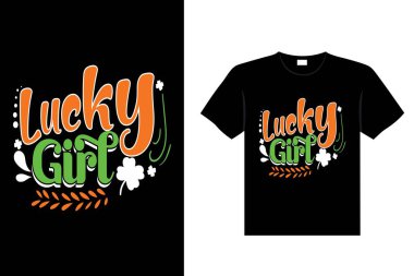 St. Patrick's day typography colorful Irish quote vector Lettering t-shirt design