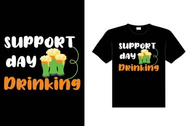 St. Patrick's day typography colorful Irish quote vector Lettering t-shirt design