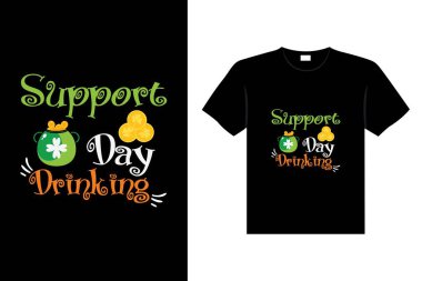 St. Patrick's day typography colorful Irish quote vector Lettering t-shirt design