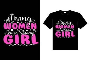 International Women's stickers lettering typography t-shirt design