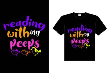 Easter day typography egg lettering t-shirt design holiday greeting cute bunny vector art