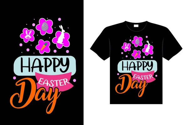 stock vector Easter day typography egg lettering t-shirt design holiday greeting cute bunny vector art