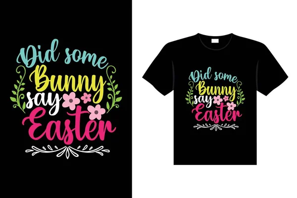 stock vector Easter day typography egg lettering t-shirt design holiday greeting cute bunny vector art