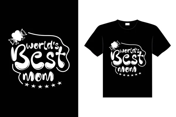 Moederdag Belettering Citaat Happy Mam Shirt Vector Typografie Mama Houdt — Stockvector