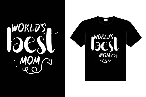 Dzień Matki Liternictwo Cytat Szczęśliwy Mama Koszula Wektor Typografia Mamusia — Wektor stockowy