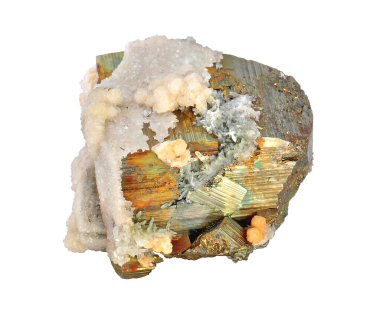 Pyrite, beautiful single large cubes clipart