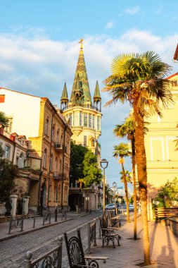 Georgia 'da Batumi' nin sabah sokakları Yazın şafak vakti