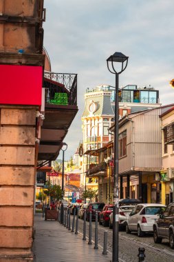 Georgia 'da Batumi' nin sabah sokakları Yazın şafak vakti