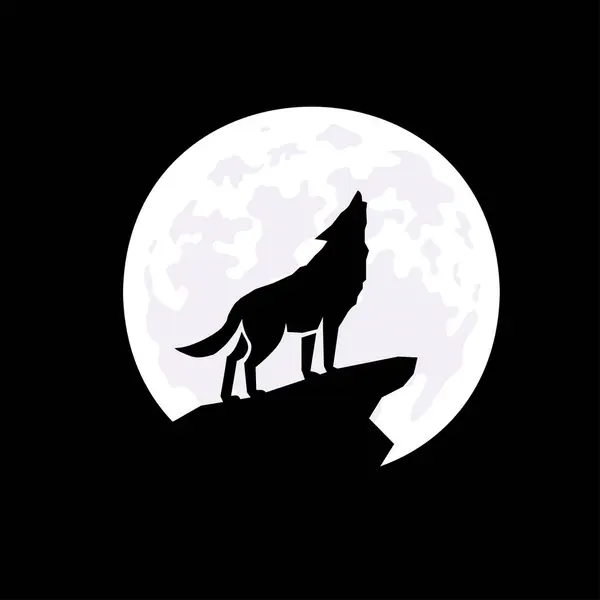 Howling wolf silhouette Stock Photos, Royalty Free Howling wolf ...