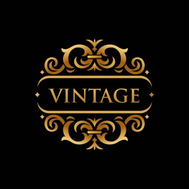 Eski el yapımı çerçeve etiketi eski gravür antika vektör illüstrasyonu, Lüks Eski Çerçeve Sınır Süslemesi