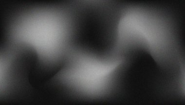 Gri beyaz siyah tahıl desenli minimal koyu başlıklı afiş tasarımı parlak ışık soyut dalgası