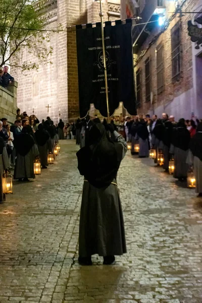 Bractwo Pokuty Świętego Chrystusa Miłości Toledo Hiszpania — Zdjęcie stockowe