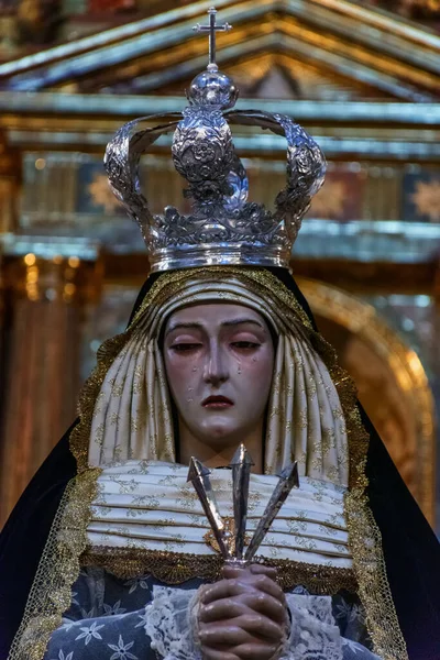 Interiör Det Kungliga Klostret San Jernimo Granada Spanien — Stockfoto