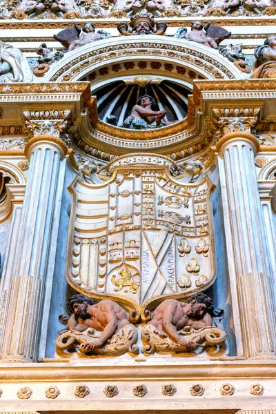 Εσωτερικό Της Βασιλικής Μονής Του San Jernimo Στη Γρανάδα Ισπανία — Φωτογραφία Αρχείου