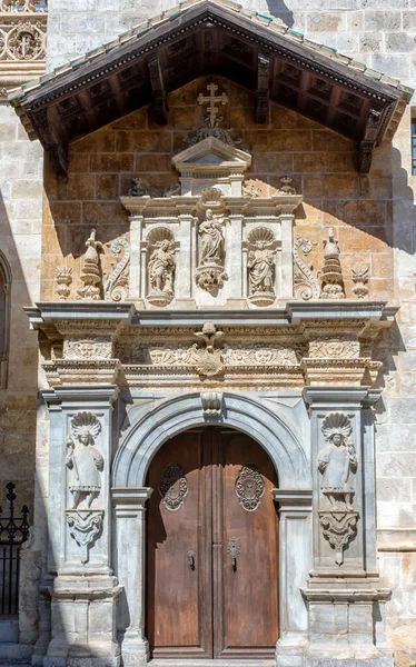 Puerta Capilla Real Granada España — Foto de Stock
