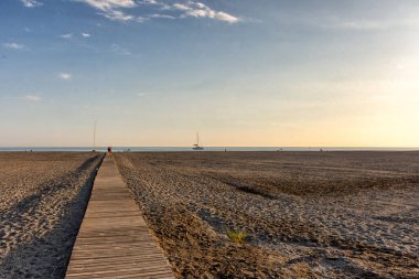 Motril, Granada, İspanya sahillerindeki Costa Tropikal 'in renkleri