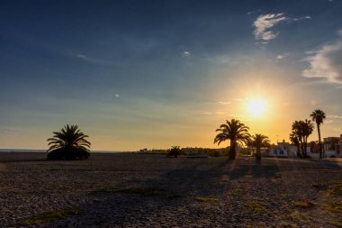 Motril, Granada, İspanya sahillerindeki Costa Tropikal 'in renkleri