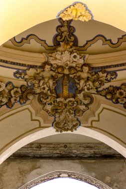 Cordoba Camii, Endülüs, İspanya 'daki Patio de los Naranjos Katedrali