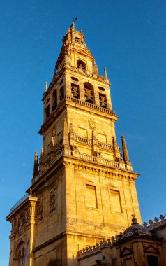 Cordoba, Endülüs, İspanya Camii katedral çan kulesi