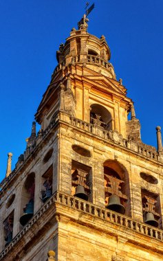 Cordoba, Endülüs, İspanya Camii katedral çan kulesi