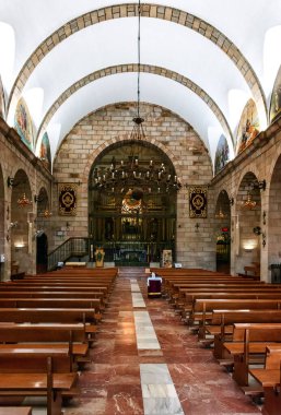 Basilica Santuario de la Virgen de la Cabeza Sierra Morena doğal parkı, Andujar, İspanya