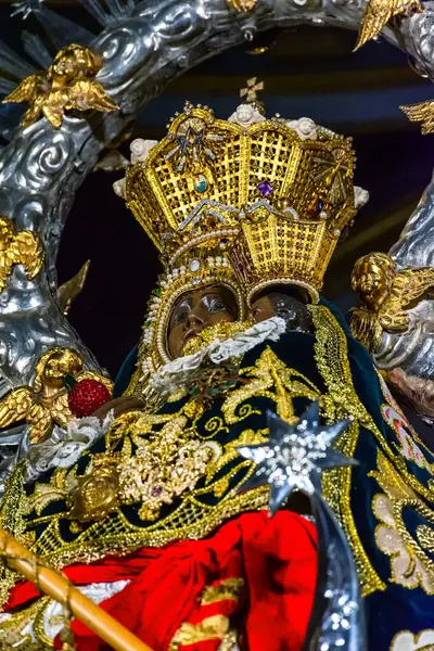 stock image Image of the Virgen de la Cabeza, patron saint of Andujar and the diocese of Jean, Andalusia, Spain