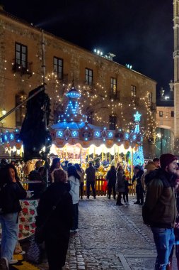 İspanya, Toledo 'da belediye binası meydanı