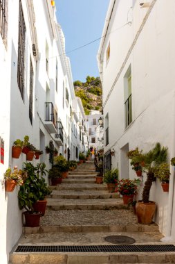 Endülüs 'ün Beyaz Köyleri, Frigiliana, Malaga, İspanya