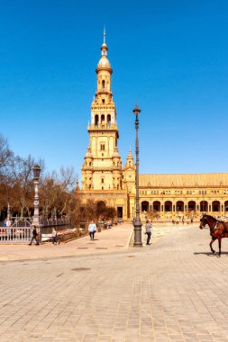 Seville 'in eşsiz köşeleri, Plaza de Espaa