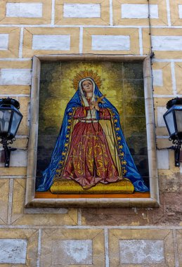 İspanya 'nın Sevilla şehrinin sokakları ve köşeleri