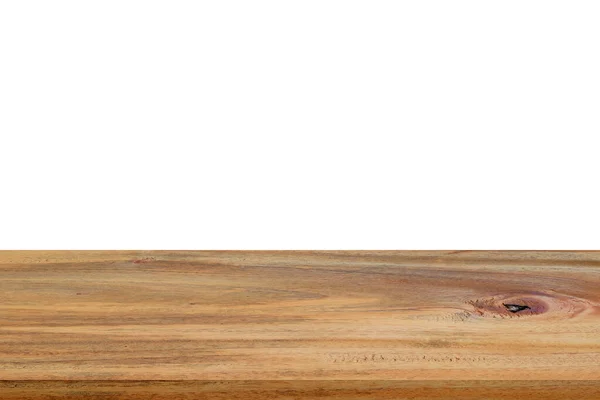 Prázdný Dlouhý Pult Dřevěná Deska Vinobraní Styl Pro Uvedení Objektu — Stock fotografie