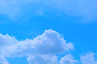 Blue sky and clouds on daylight, background
